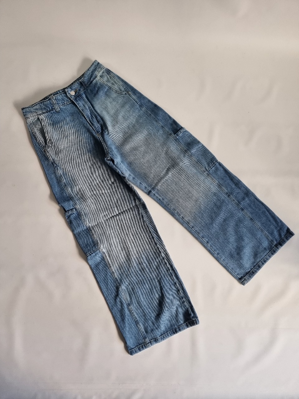 JEAN WIDE BOLSILLO AZUL