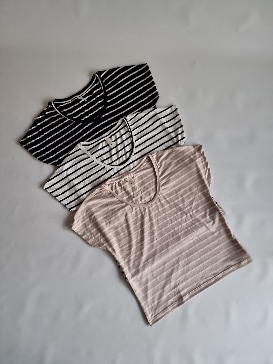 REMERA M-J RAYADO MODAL