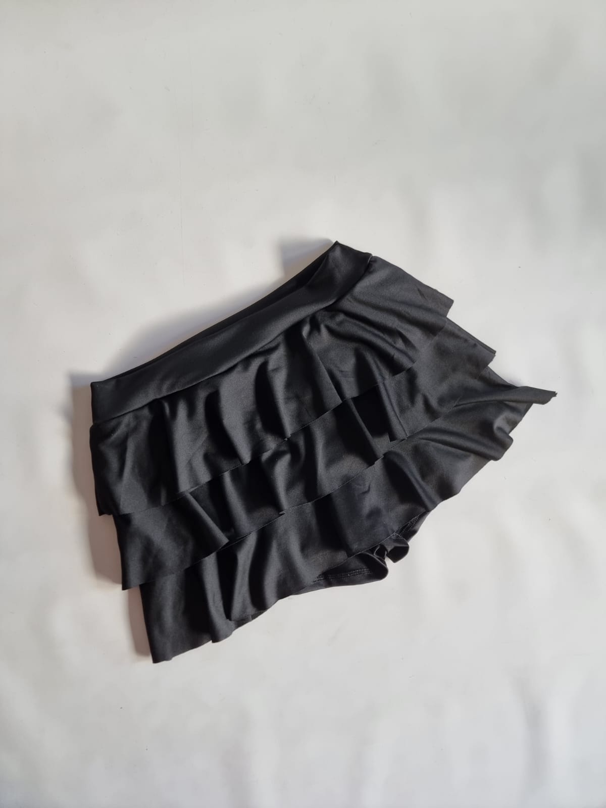 SHORT POLLERA 3 VOLADO