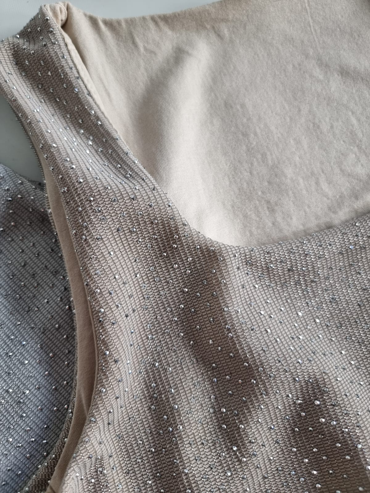 - BODY CUELLO CUADRADO STRAS - Image 2