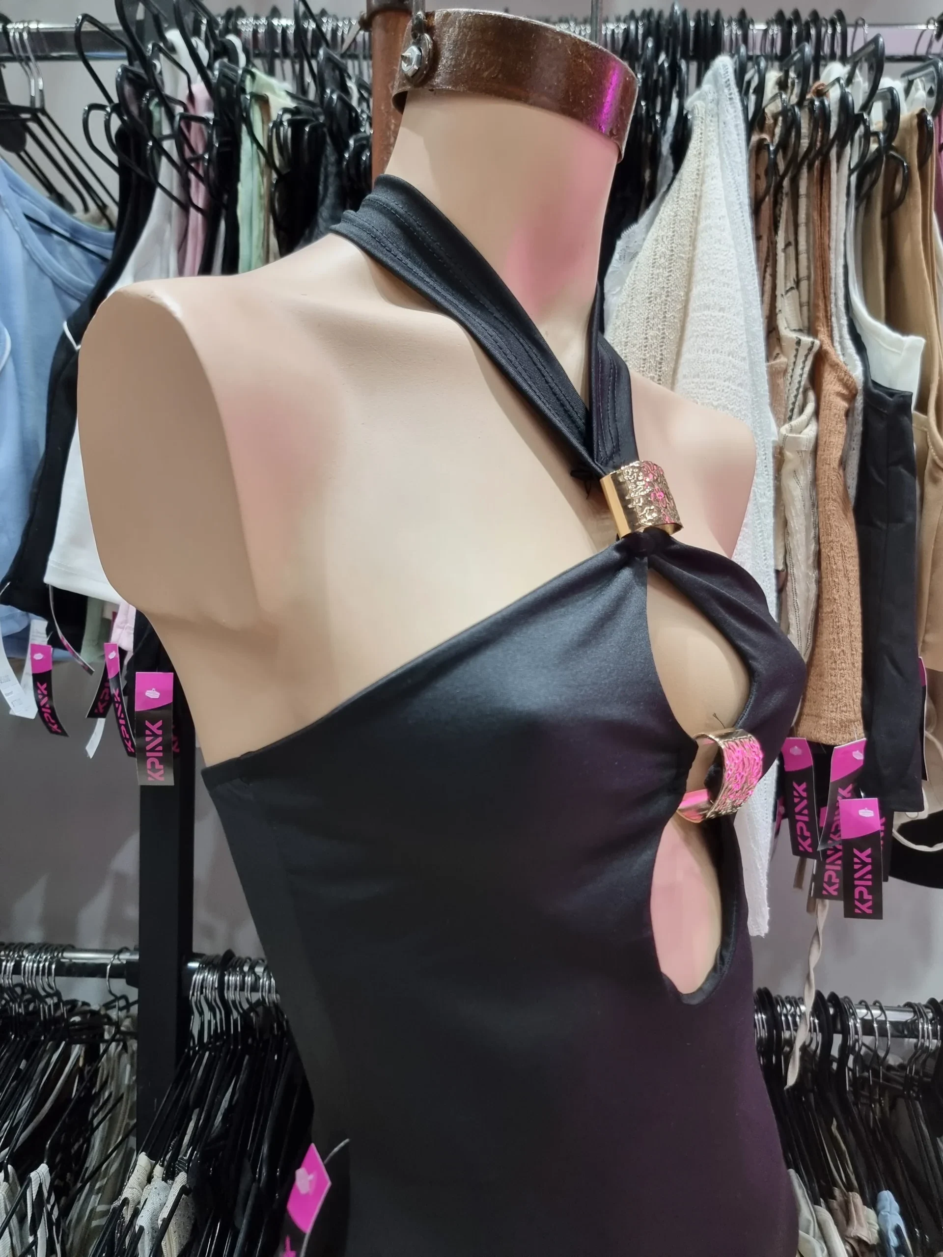 VESTIDO ATAR EN EL CUELLO - Image 4