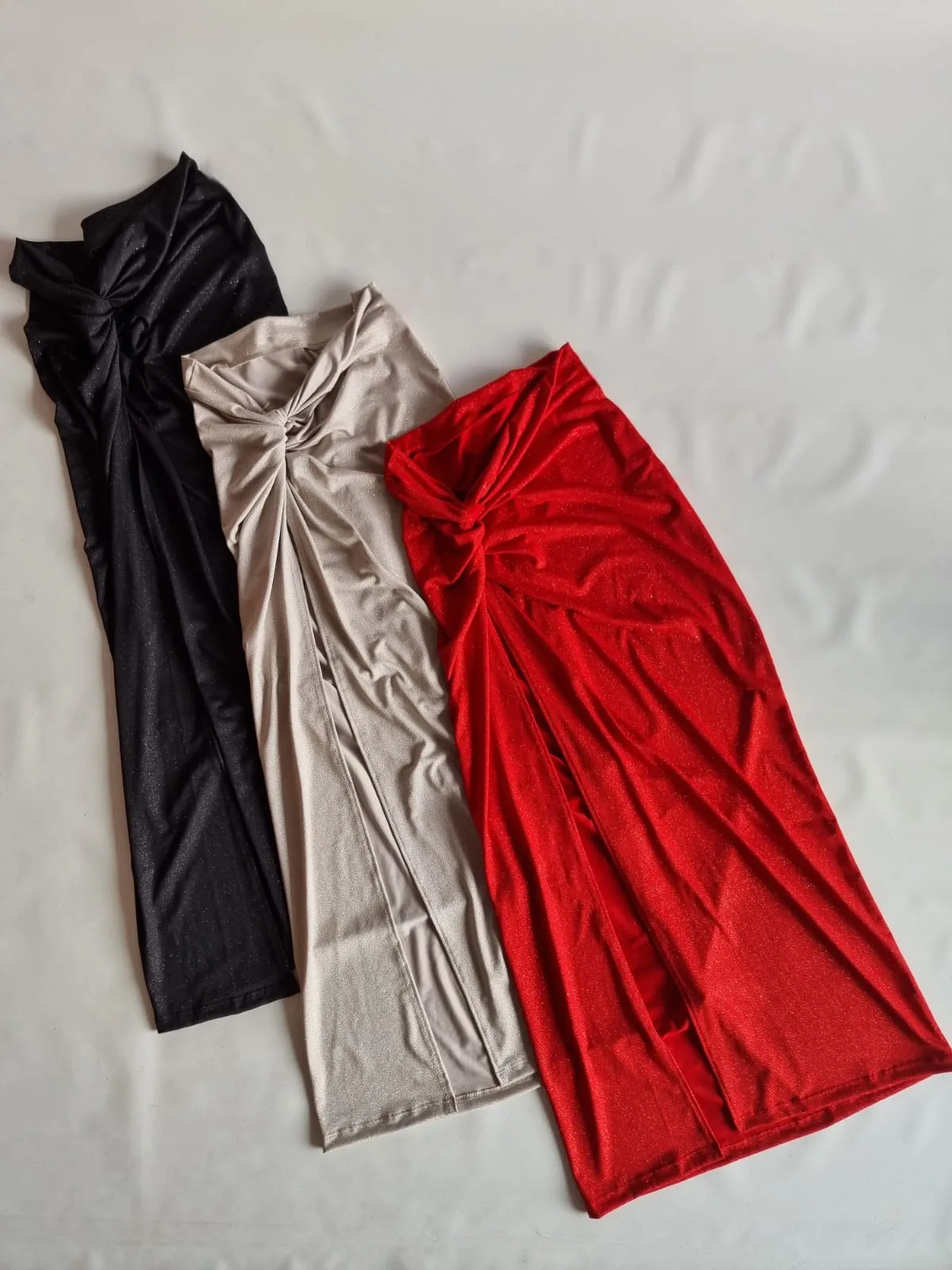 POLLERA NUDO GLITERH