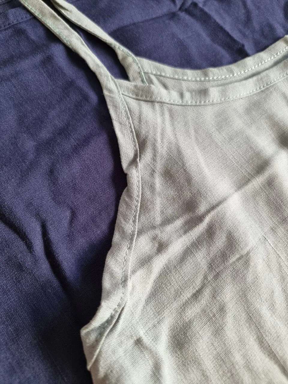 VESTIDO LINO VOLADO ABAJO - Image 2