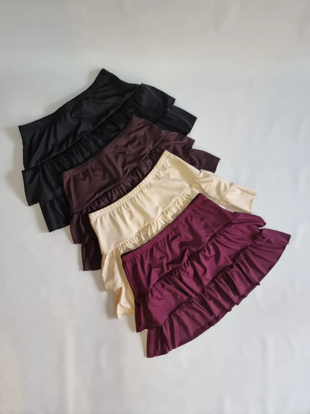 POLLERA VOLADO T- 2,3,4