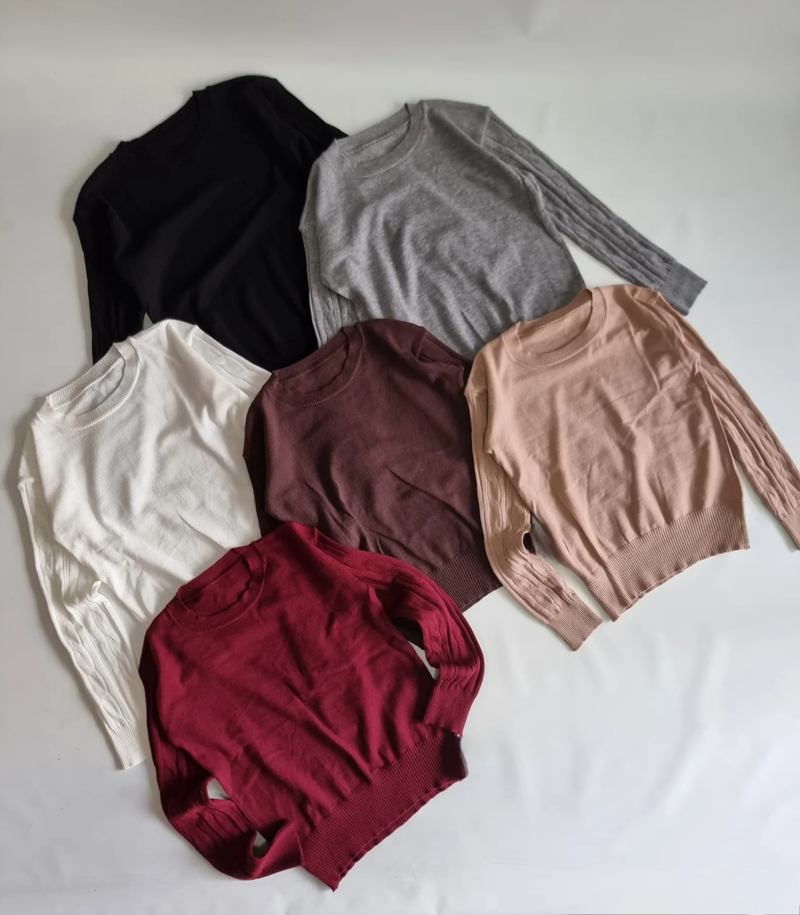 SWEATER MANGA TRENZADO