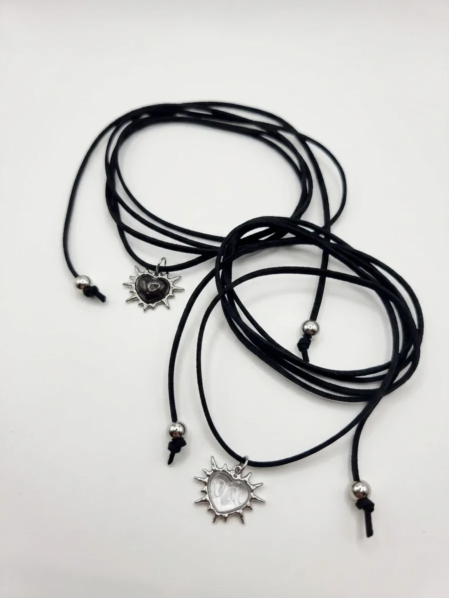 CHOKER CORAZON RELLENO