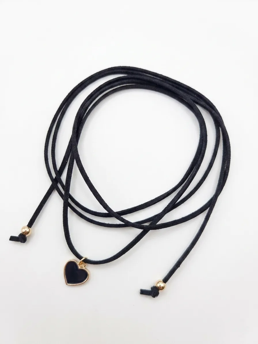 CHOKER CORAZON NEGRO