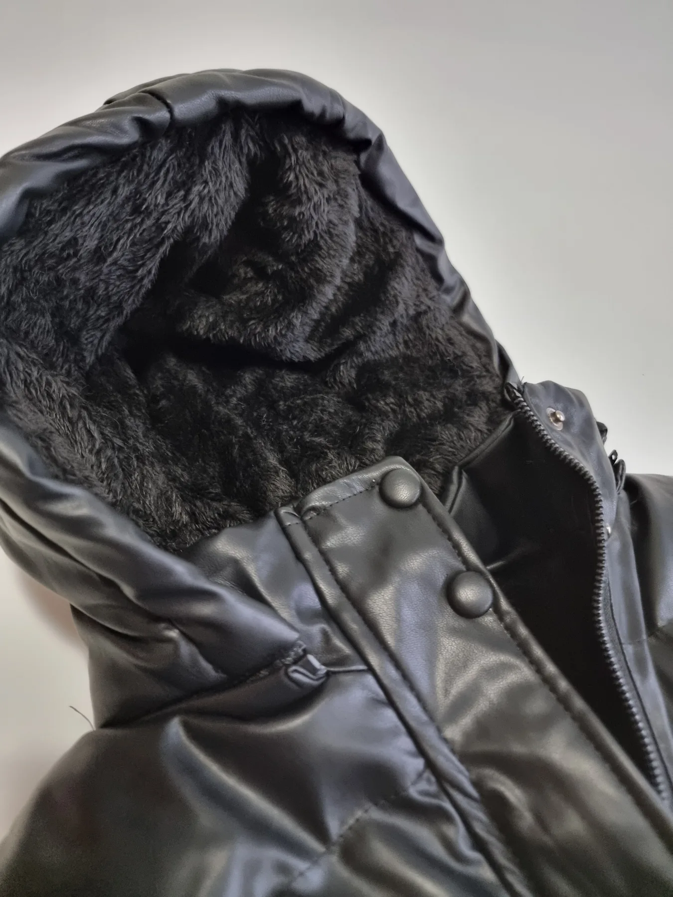 CAMPERA INFLABLE ENGOMADO CON PIEL - Image 2