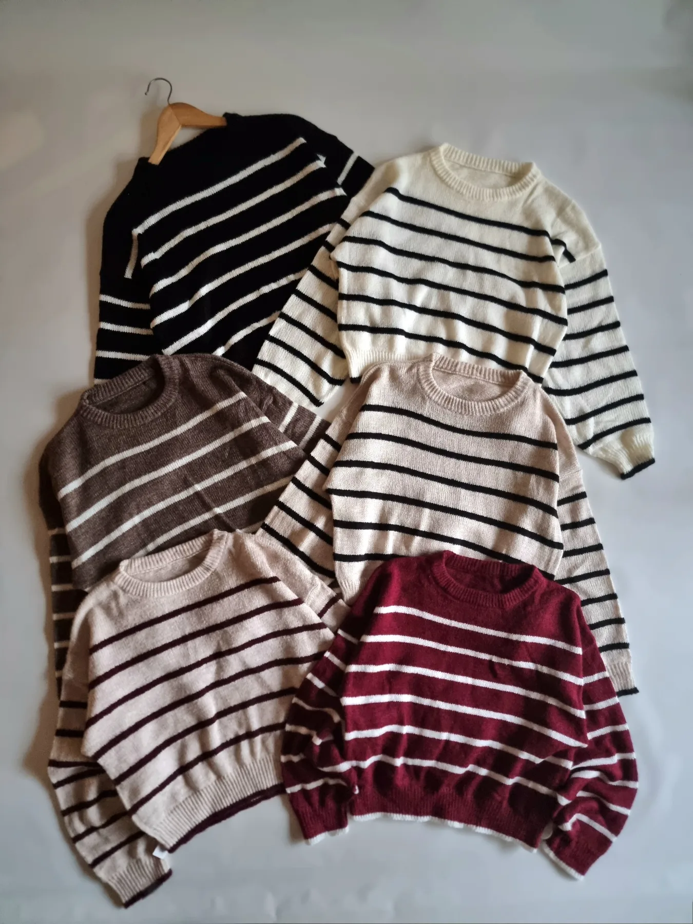 Sweater rayado finito