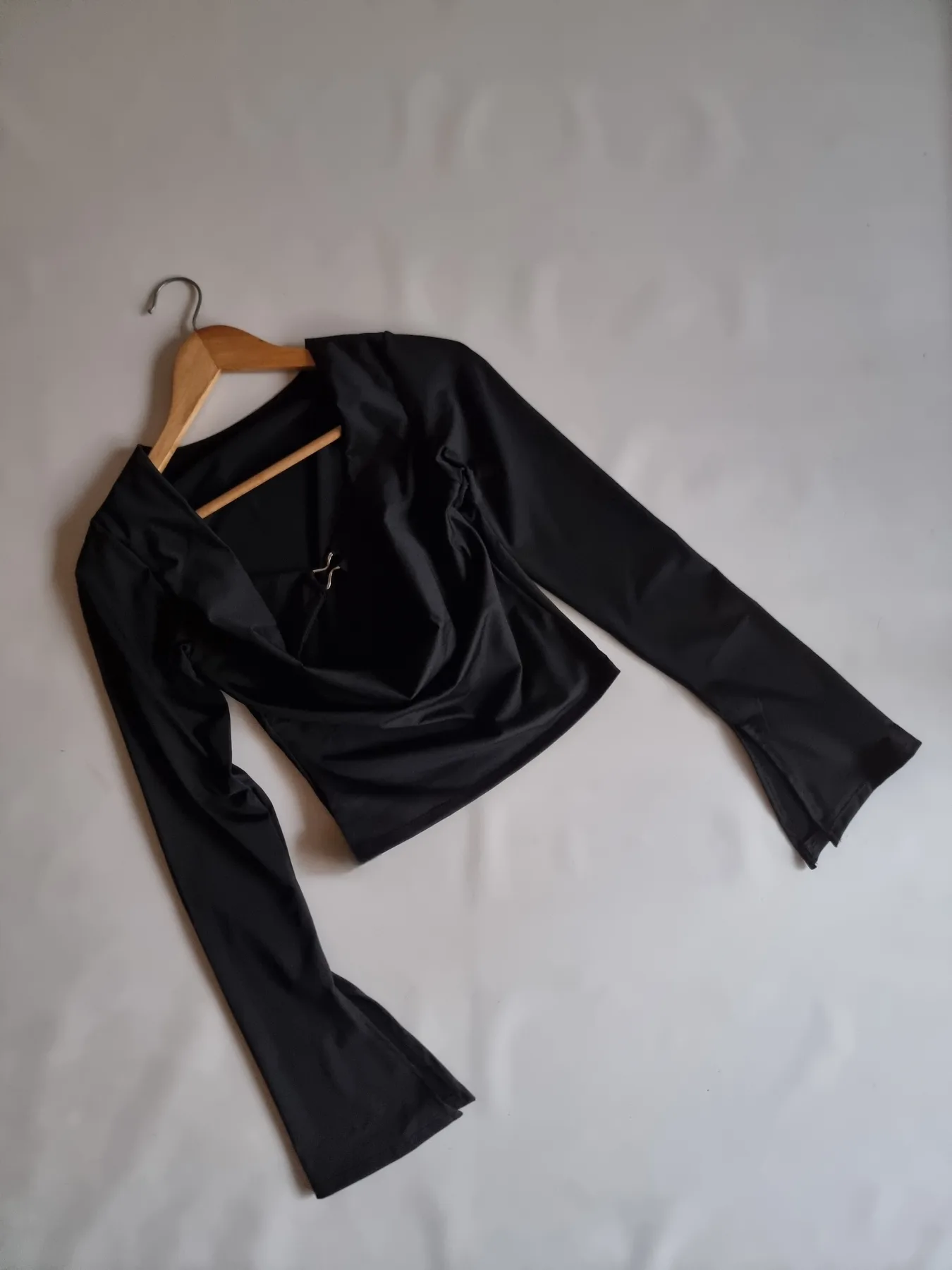 Top manga oxford con hebilla