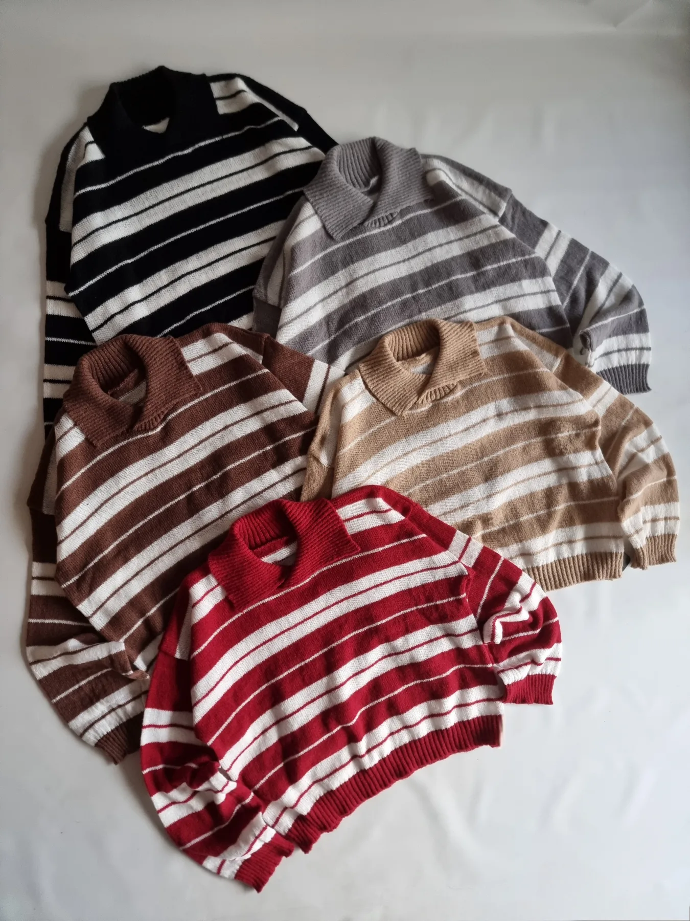 SWEATER CHOMBA RAYADO LANA FRIZADO