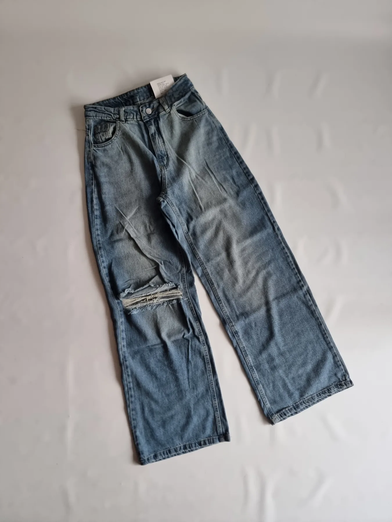JEAN WIDE LEG  AZUL 1 ROTURA
