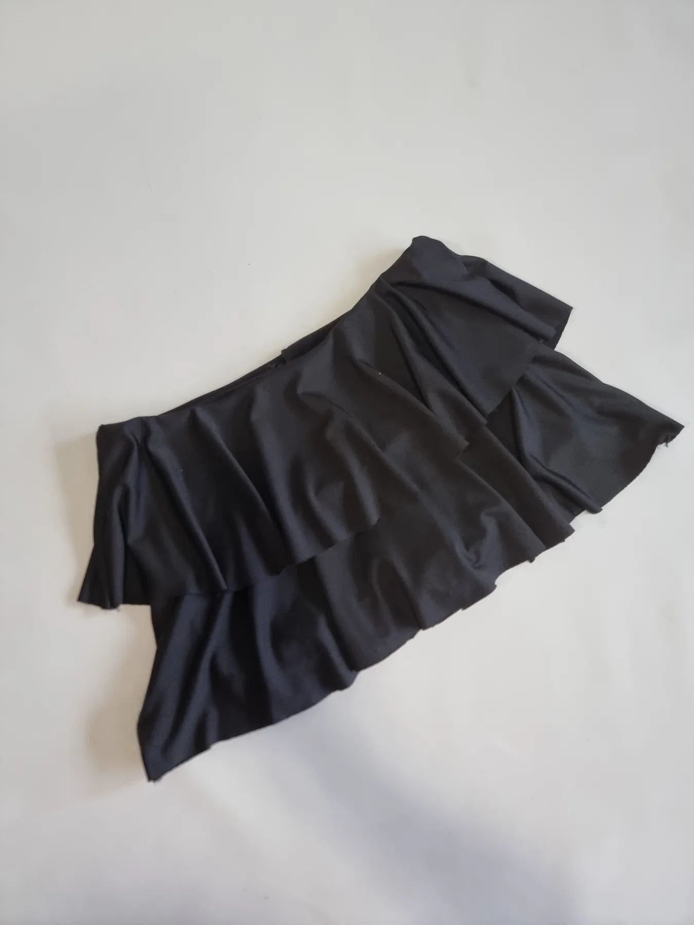 SHORT POLLERA TIRO BAJO 2 VOLADOS