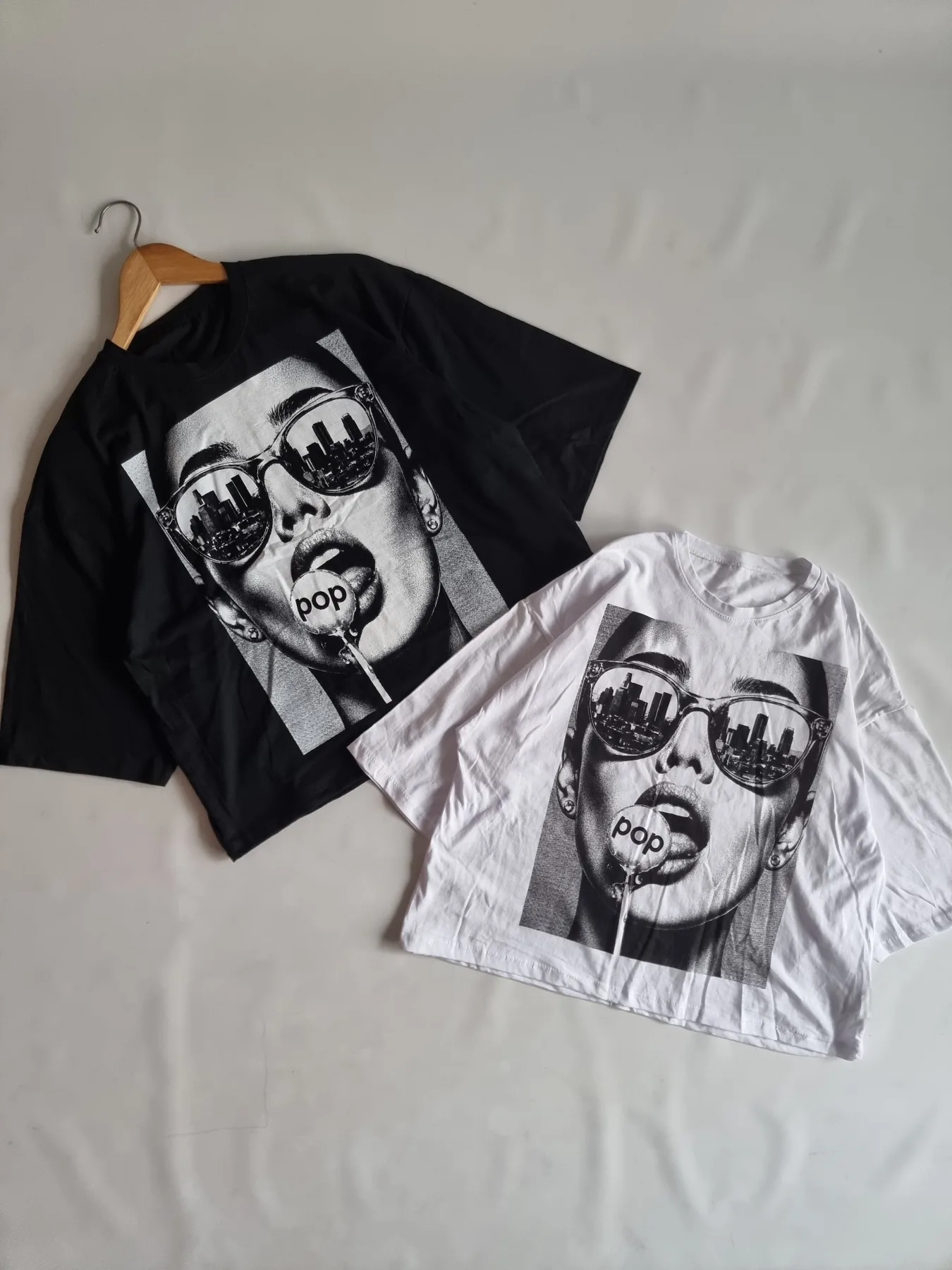 REMERA BOXY POP
