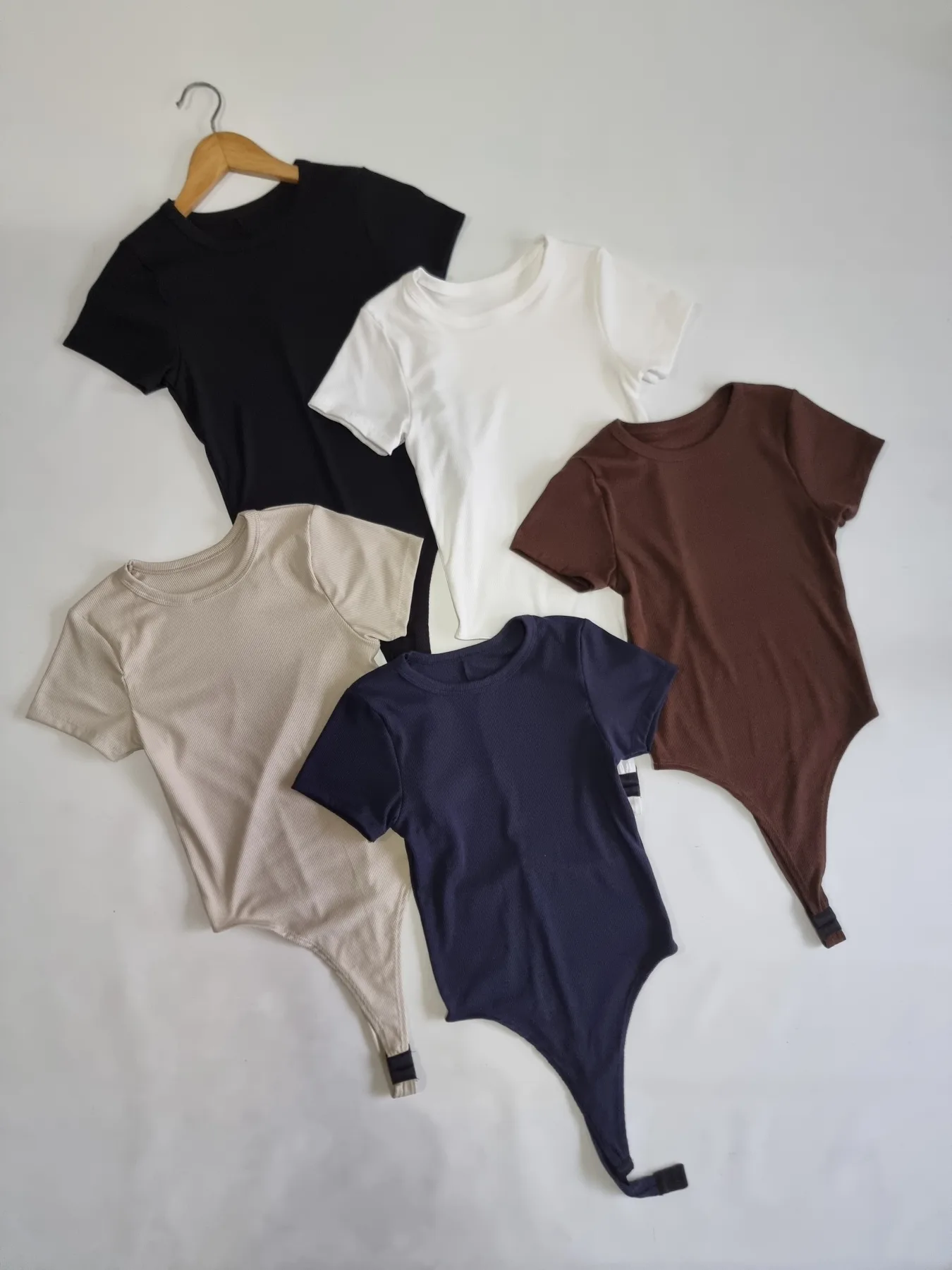 BODY MANGA CORTA MORLEY CUELLO REDONDO