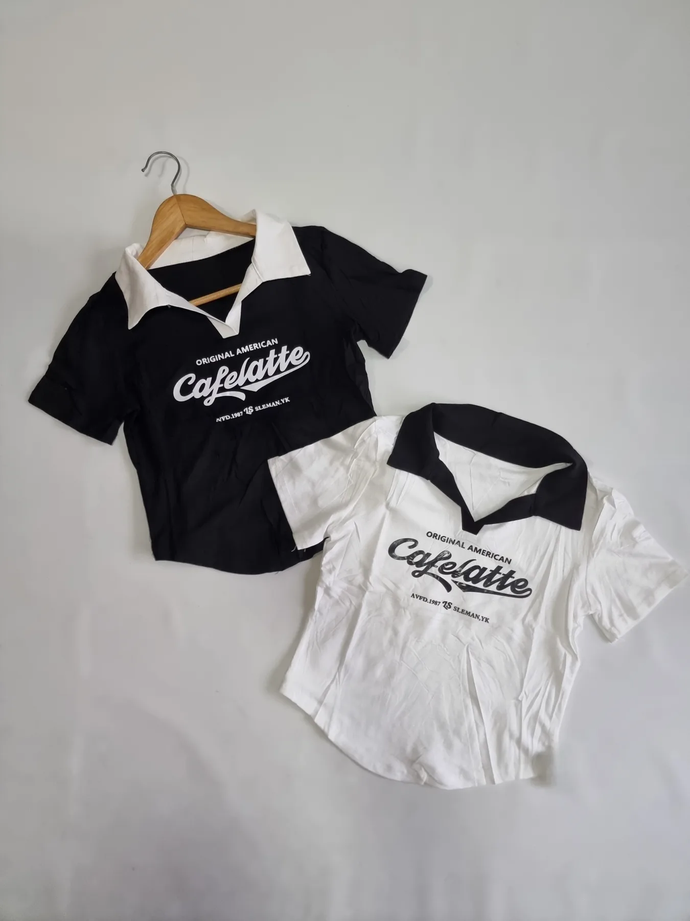 REMERA CHOMBA CAFE LATTE