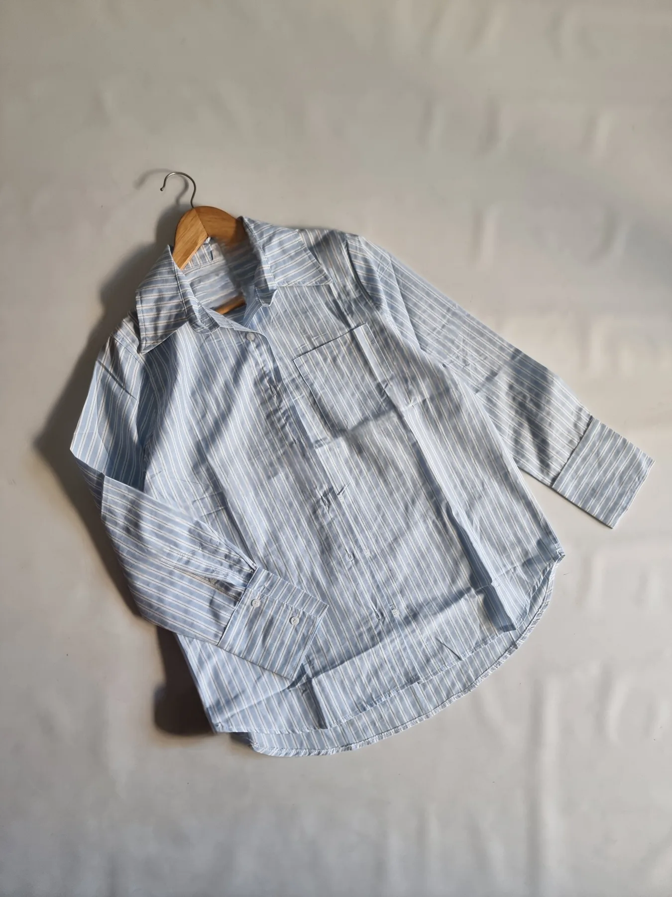 CAMISA RAYADO LARGA