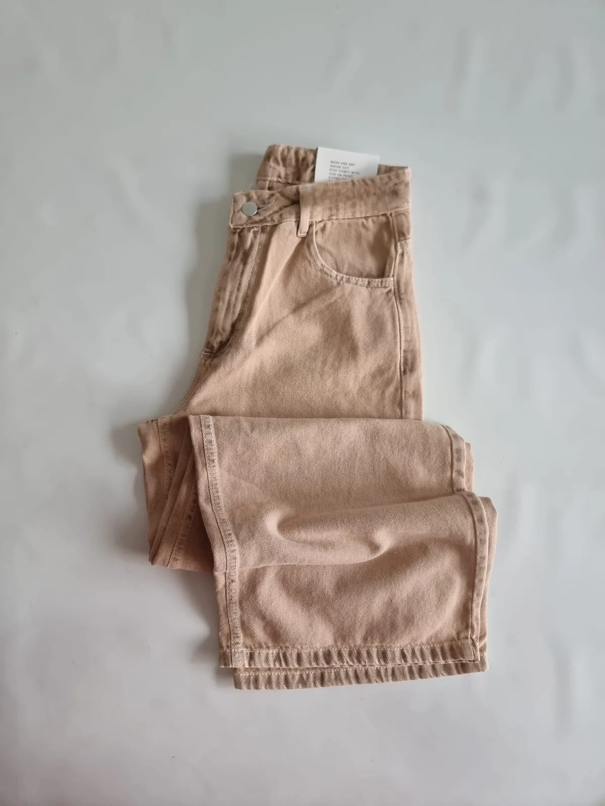 JEAN WIDE BEIGE NEVADO